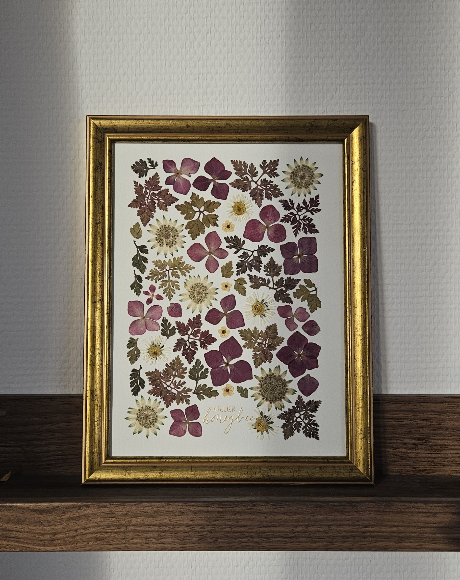 Tableau de fleurs séchées PRUNELLE